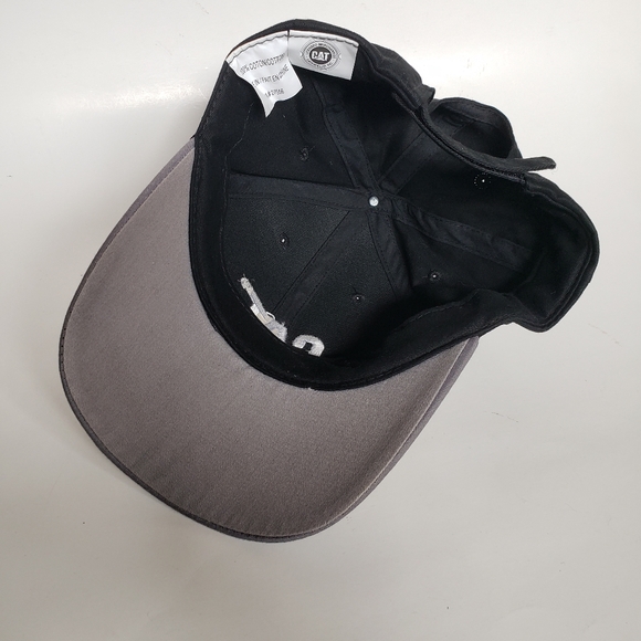 CAT Caterpillar Toromont embroidered logo trademark baseball cap hat black OS - Picture 6 of 10
